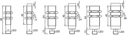 Индуктивные датчики цилиндрические EGE-Elektronik