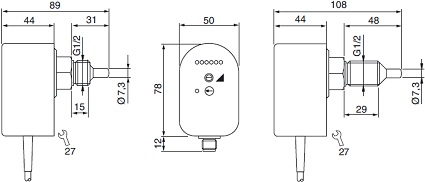 Погружные датчики и реле потока